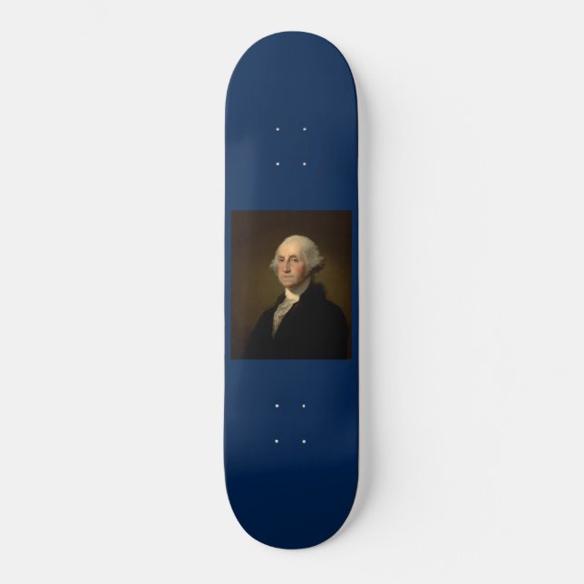 Skateboard George Washington 1er président américain par Stua (Recto)