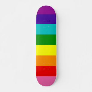 Skateboard Gilbert Baker Pride Drapeau Répéter Rainbow Stripe