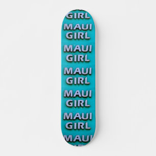 Skateboard girl maui green Thunder_Cove