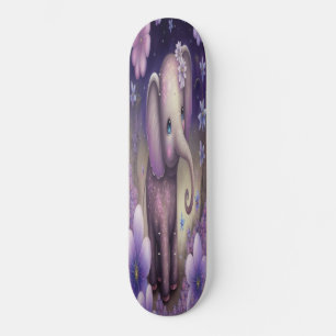 Skateboard Girly doux bébé violet éléphant