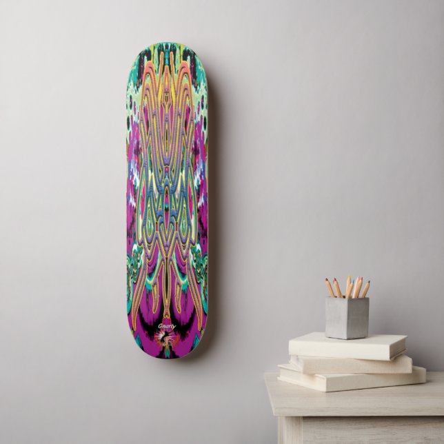 Skateboard Gnarly g-cat Pro (Art mural)