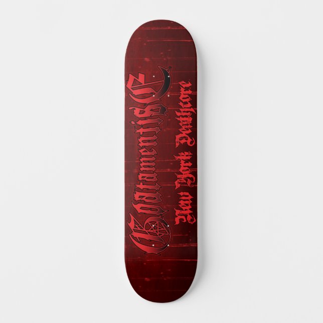 Skateboard Goatamentise New York Deathcore (Recto)