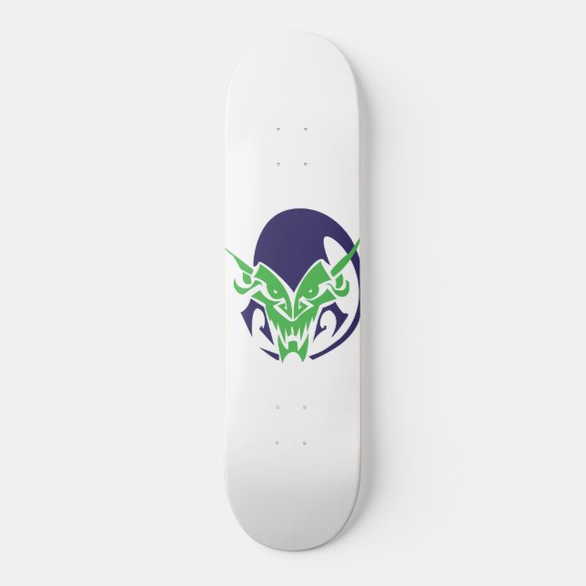 Skateboard Goblin vert (Recto)