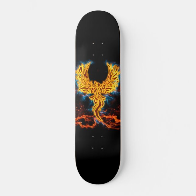 Skateboard Golden Fenix Lightning wings (Recto)