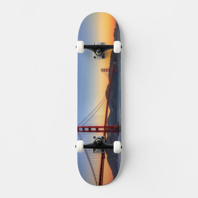 Skateboard Golden gate bridge de traînée de San Francisco Bay (Recto)