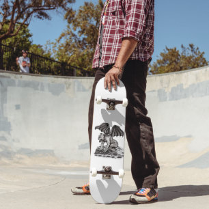 Skateboard Golem Gargoyle