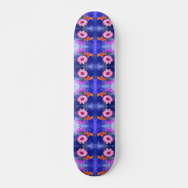 Skateboard Gorgeous Three Color Gerberas (Devant)