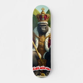 Skateboard Gorille du roi inimitable