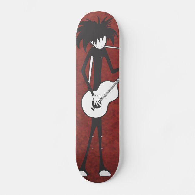Skateboard Goth Guitariste (Recto)