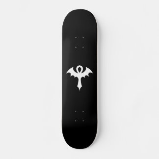 Skateboard Gothique Bat Wing Ankh