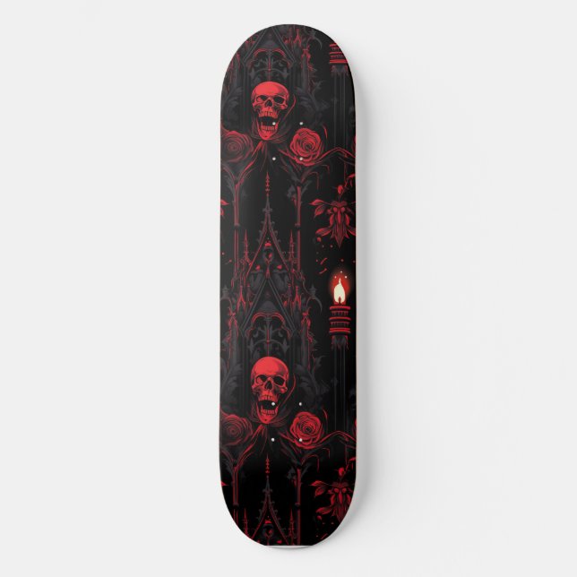 Skateboard gothique Ephemera (Recto)