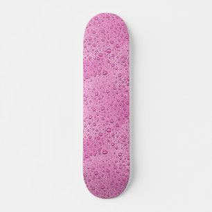 Skateboard gouttelettes d'eau roses chaudes