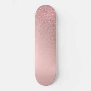 Skateboard Gradient diagonal Rose Gold Blush Pink ombre