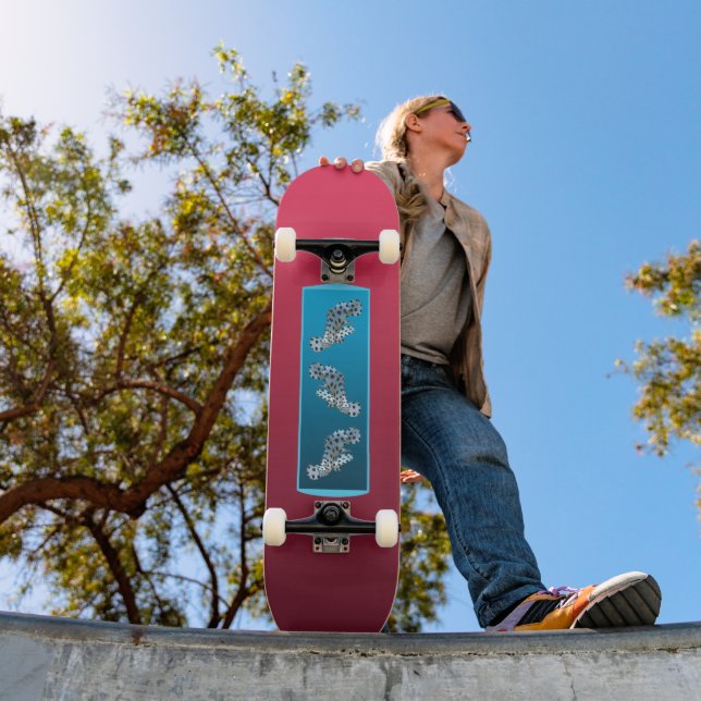 Skateboard Gradient Magenta - deep to light | Seasonal Moods| (Extérieur 1)