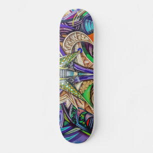 Skateboard Graffiti coloré