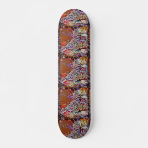 Skateboard Graffiti coloré tendance Basket