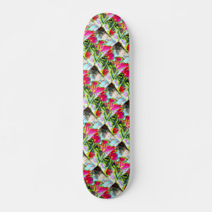 Skateboard graffiti design motif