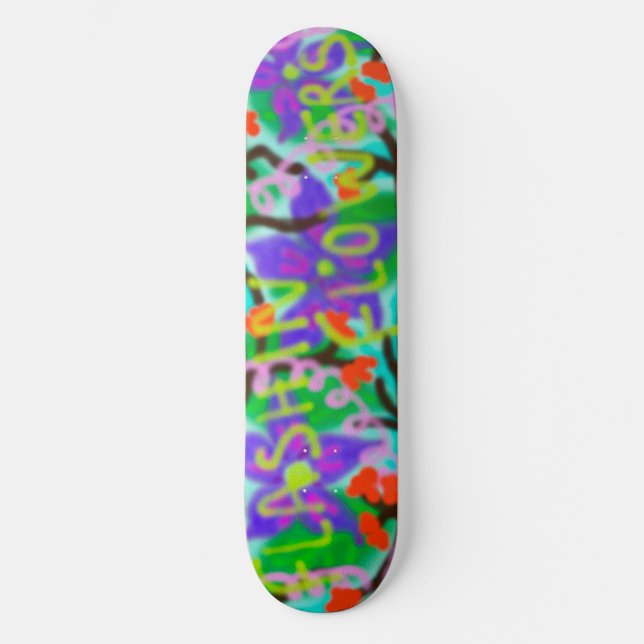 Skateboard Graffiti flashin' Flowers (Recto)