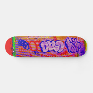 Skateboard 'Graffiti Gates Electriques'