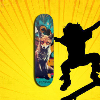 Skateboard Graffiti Lady FOX