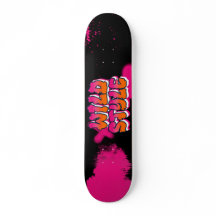 Graffiti rose sauvage