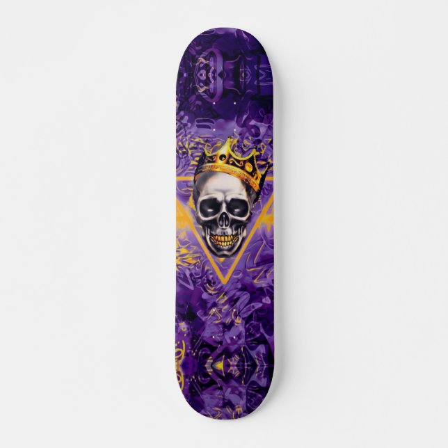 Skateboard Graffiti Skull King (Devant)