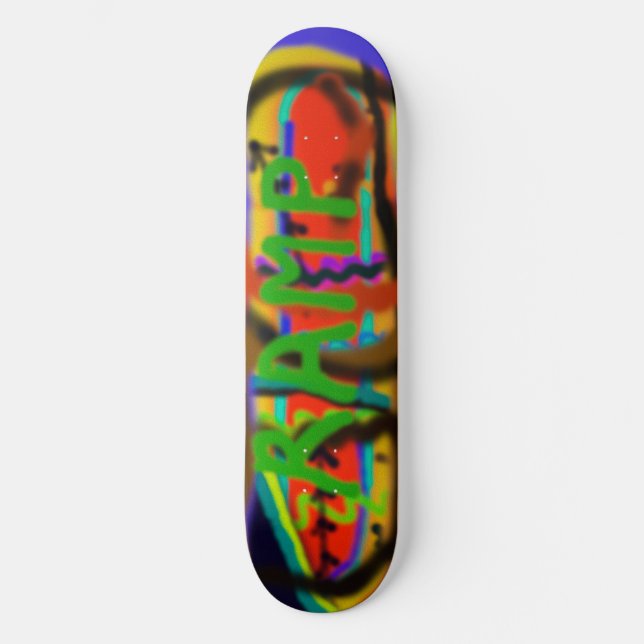 Skateboard Graffiti street art (Recto)