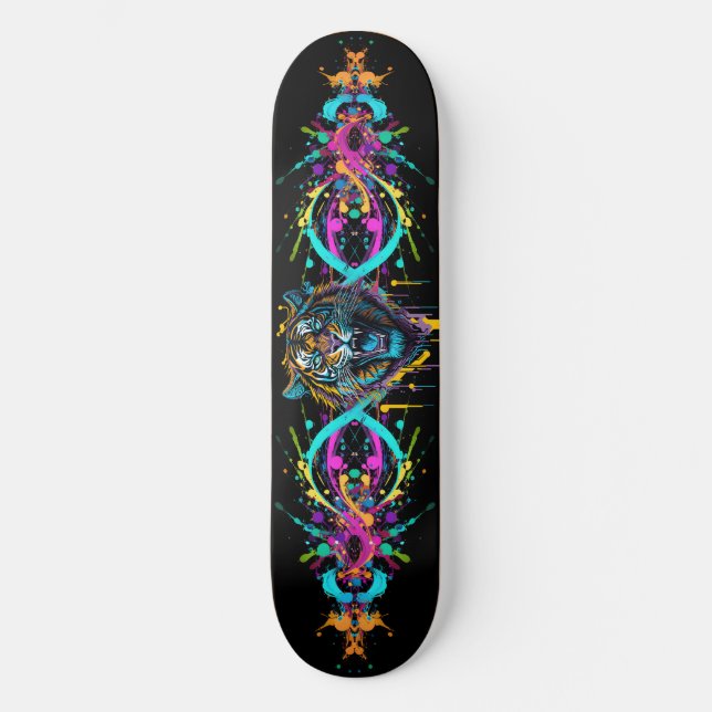 Skateboard Graffiti Tiger (Recto)