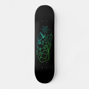 Skateboard Graffiti urbain Abstrait Cityscape