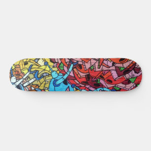 Skateboard Graffiti Urban 18 Découpage