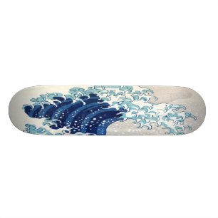 Skateboard Grande vague au large de Kanagawa Hokusai Art