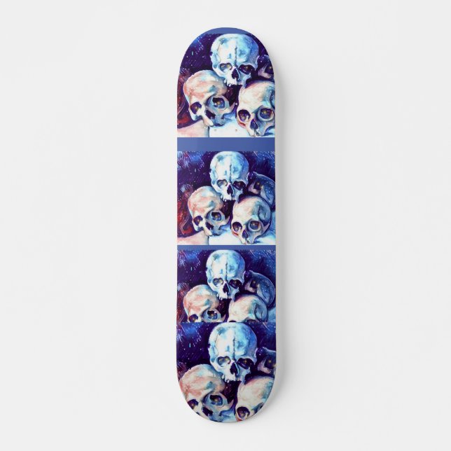 Skateboard Graphique crâne (Devant)