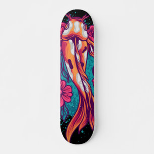 Skateboard Graphique de poissons de Koi