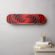 Skateboard Graphiques spiraux rouges et noirs : Tableau de bo (Wall Art (Horz))