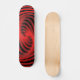 Skateboard Graphiques spiraux rouges et noirs : Tableau de bo (Front)