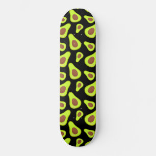 Skateboard Green Avocados Vegetable Lover Veggie Healthy Food