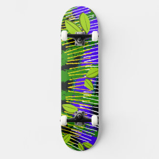 Skateboard Green Motion – Nature Abstraite