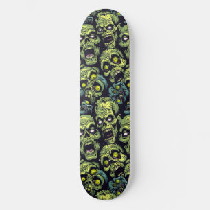 Skateboard Green Zombie Éffrayant Halloween Skate