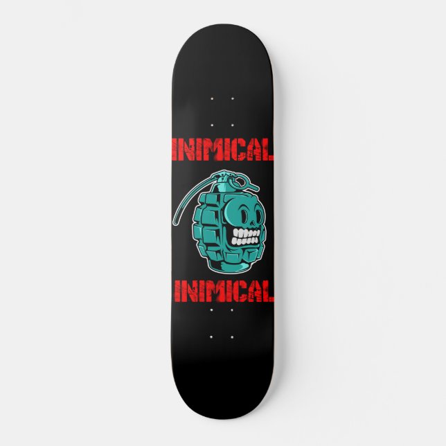 Skateboard Grenade Turquoise inimitable (Recto)