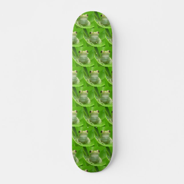 Skateboard Grenouille Arbre sur le Sang Orange Tree Leaf Skat (Devant)
