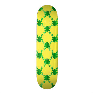 Skateboard Grenouilles mignonnes de bande dessinée