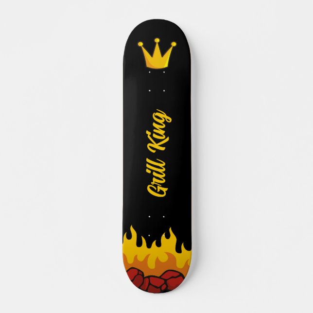 Skateboard Grill King Crown (Devant)
