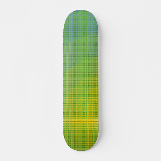 Skateboard Grille fractale 02 (Devant)