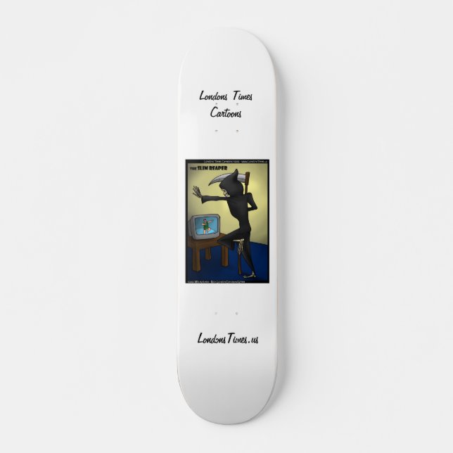 Skateboard Grim Reaper et Skythe Funny Skateboards (Devant)