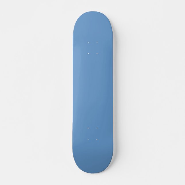 Skateboard gris-bleu (Crayola) (couleur solide) (Devant)