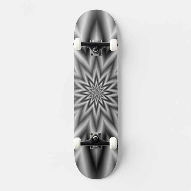 Skateboard Gris Star (Recto)