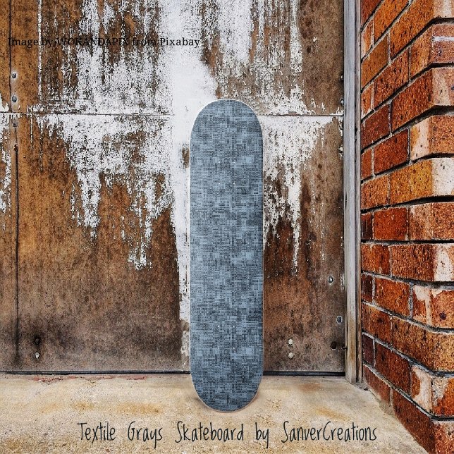 Skateboard Gris textiles (Créateur téléchargé)