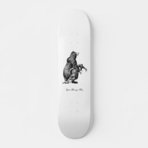 Skateboard Grizzly ours chasse cerfs Dessin simple