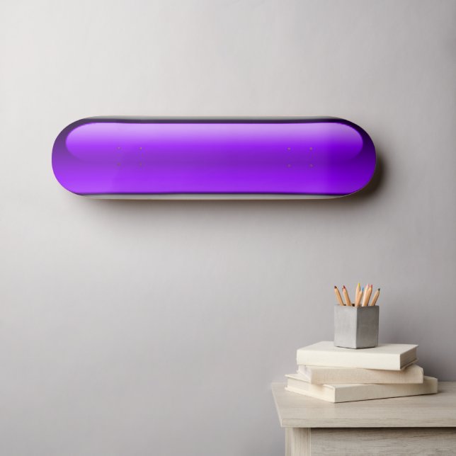Skateboard Gros ballon violet (Art mural (Horz))