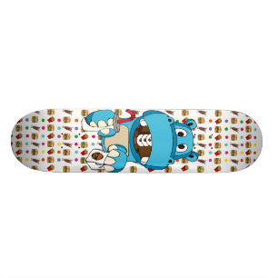 Skateboard Gros lard l'hippopotame